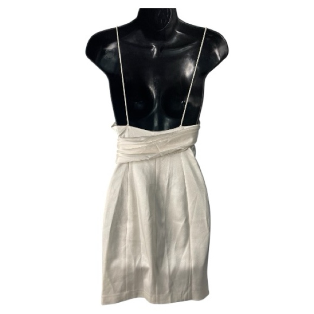 Alice + Olivia svetlana White Draped Mini Dress - Picture 11 of 13